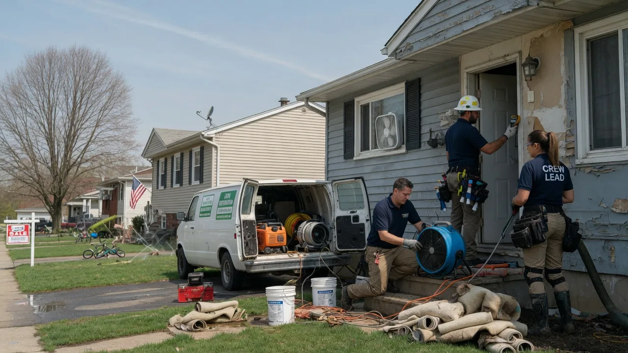 Flood Cleanup in Dickeyville, WI near me