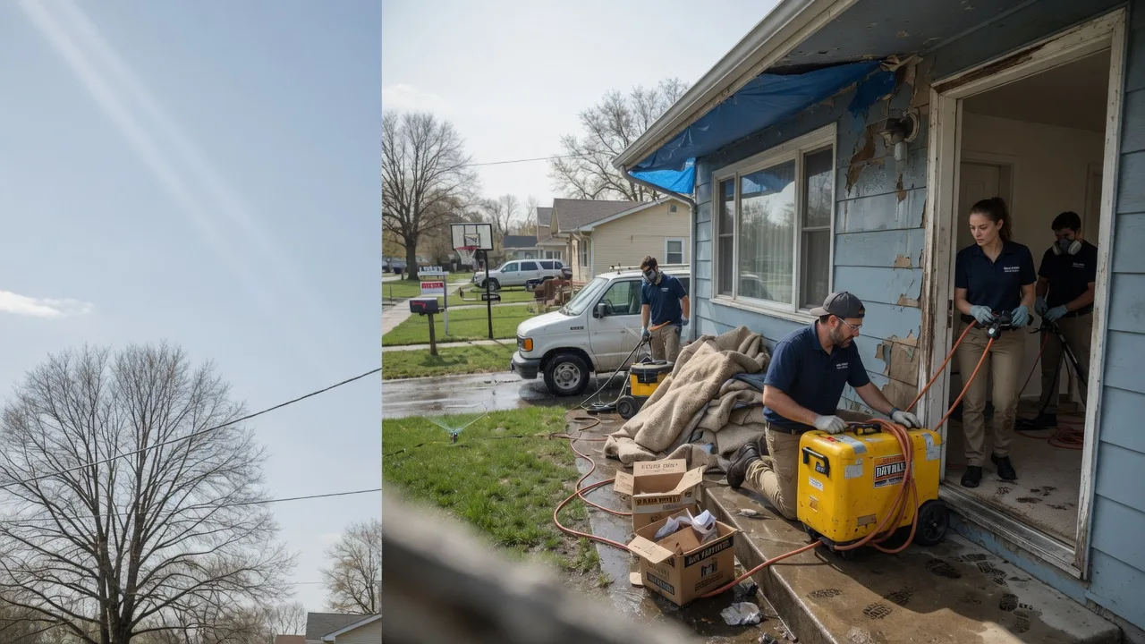 Basement Flood Cleanup in Dickeyville, WI near me